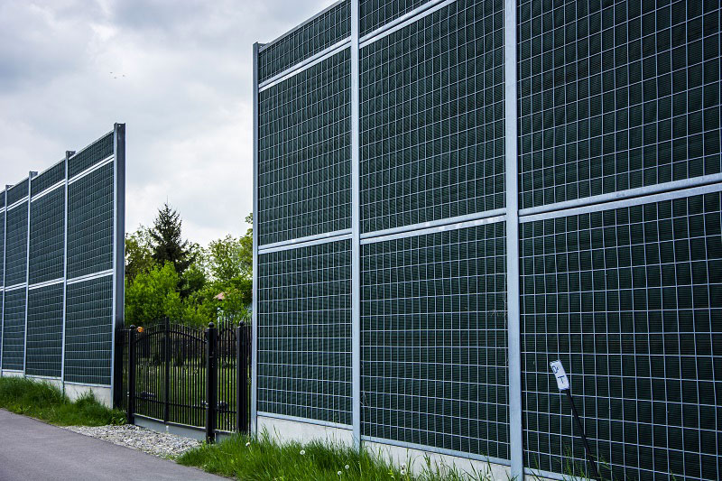 Acoustic foam for noise barrier